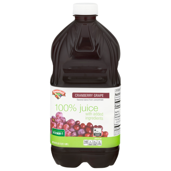 Hannaford Juice Cranberry Grape