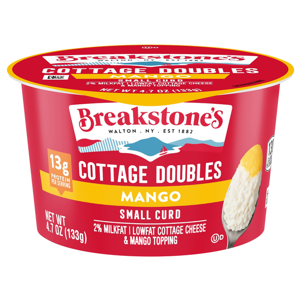 Breakstone's Cottage Doubles 2% Low Fat Mango Cottage Cheese
