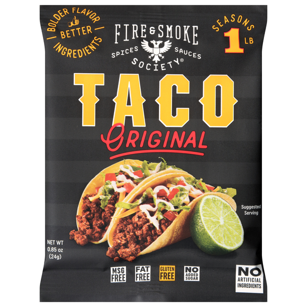 Fire & Smoke Society Mild Original Taco Seasoning