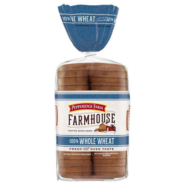 Pepperidge Farm Farmhouse 100% Whole Wheat Sliced Bread
