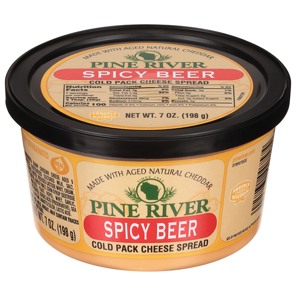 Pine River Spicy Beer Cold Pack Cheddar Cheese