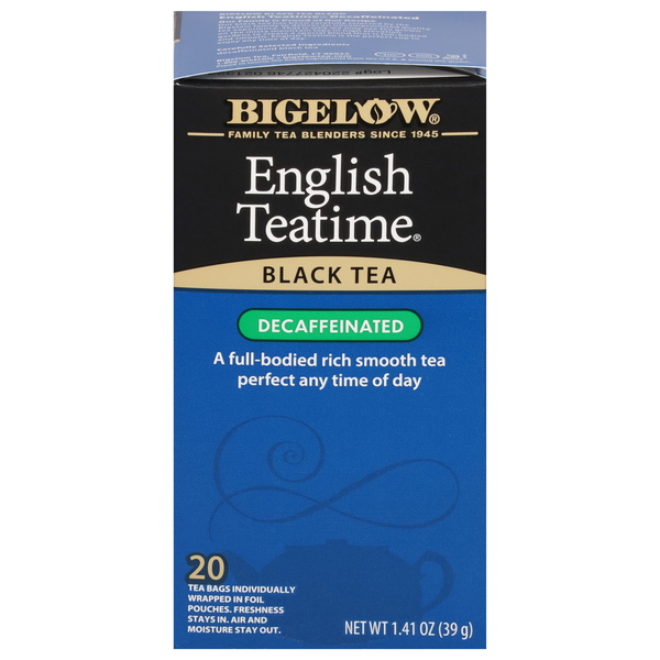 Bigelow English Teatime Decaffeinated Black Tea Bags