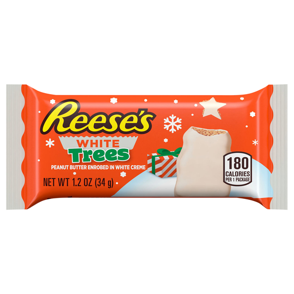 Reese's White Creme Peanut Butter Cup Trees Christmas Candy