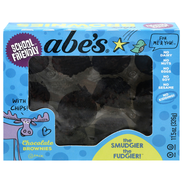 Abe's Vegan Chocolate Brownies - 12 ct