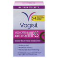Vagisil Anti-Itch Medicated Wipes Maximum Strength