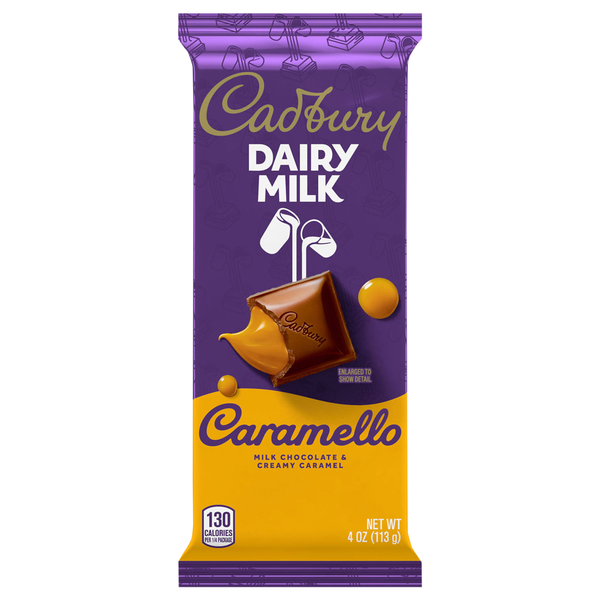 Cadbury Dairy Milk Caramello Milk Chocolate & Caramel Candy Bar