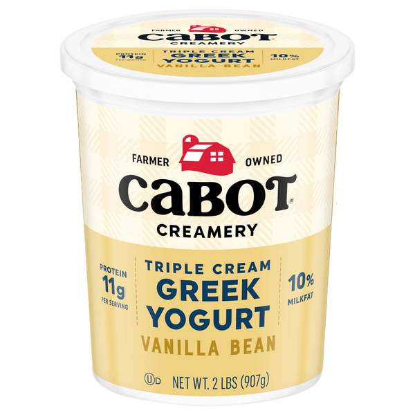 Cabot Triple Cream Vanilla Bean Greek Yogurt