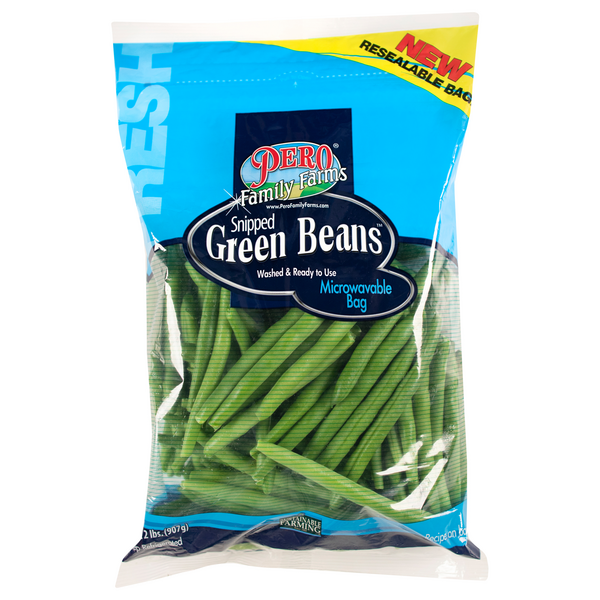 Pero Family Farms Snipped Green Beans Microwaveable
