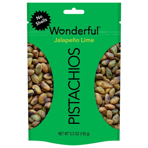 Wonderful No Shells Jalapeno Lime Pistachios