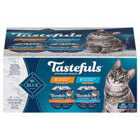 BLUE Spoonless Singles Pate Turkey & Chicken Variety Wet Cat Food 12 ct