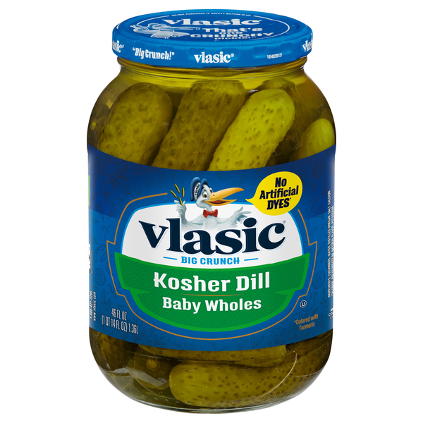 Vlasic Whole Kosher Dill Baby Pickles