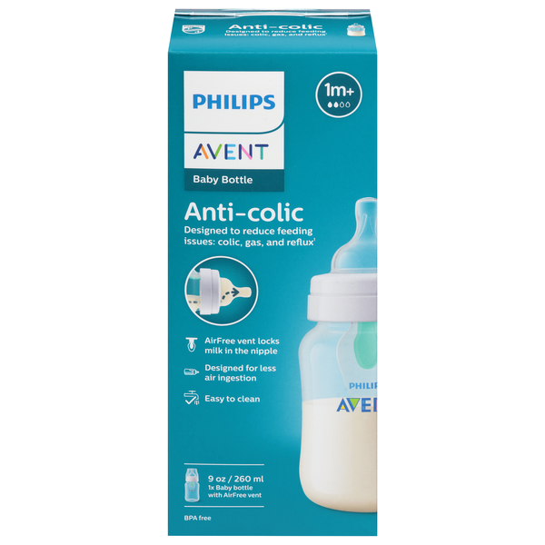 Philips Avent Anti-Colic Baby Bottle 9 oz 1m+
