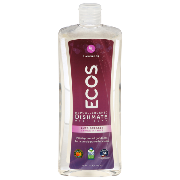 Save on Ecos Dishmate Liquid Dish Soap Lavender Scent Order Online