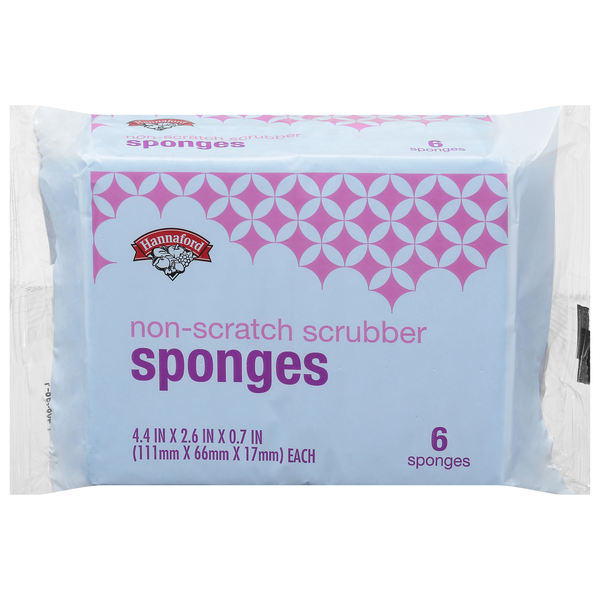 Hannaford Non-Scratch Scrubber Sponges