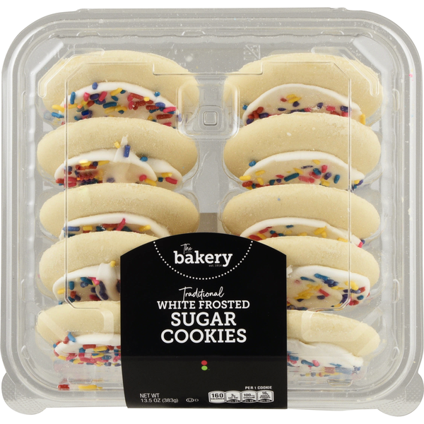 Stop & Shop The Bakery Traditional White Frosted Sugar Cookies