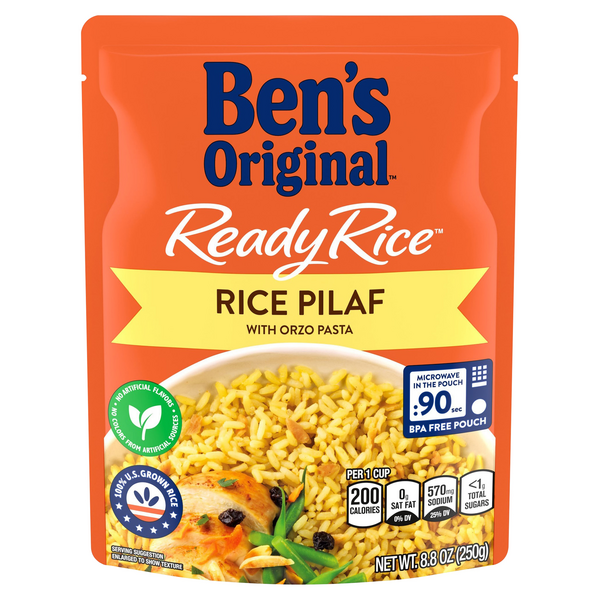 Save on Ben's Original 90 Second Ready Rice Pilaf with Orzo Pasta Order