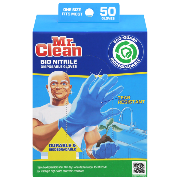 Mr. Clean Bio Nitrile Disposable Gloves