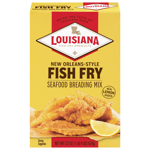 Louisiana New Orleans-Style Fish Fry Seafood Breading Mix