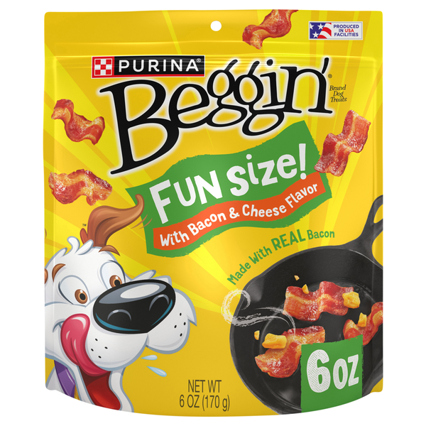 Purina Beggin' Strips Fun Size Bacon & Cheese Flavor Dog Treats