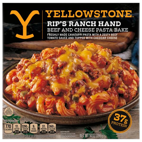 Yellowstone Rip's Ranch Hand Beef & Cheese Pasta Bake Frozen Meal