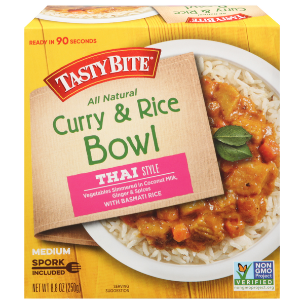 Save on Tasty Bite Curry & Rice Bowl Thai Style Medium Order Online