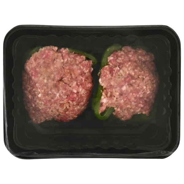 Hannaford Stuffed Peppers with Beef & Rice Pilaf - 2 ct Fresh