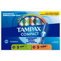 Tampax Compact Unscented Super/Super Plus Tampons