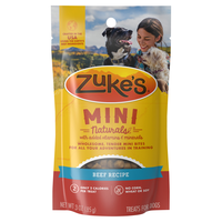 Zuke's Mini Naturals Real Beef Dog Training Treats for All Sizes