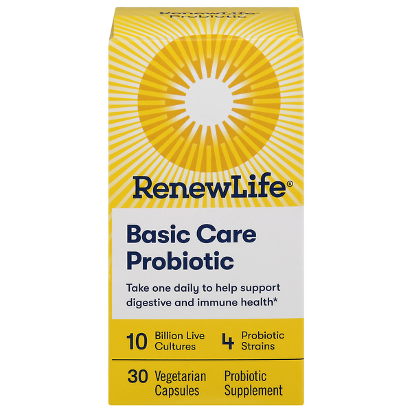Save on Renew Life Basic Care Probiotic Supplement Capsules Order