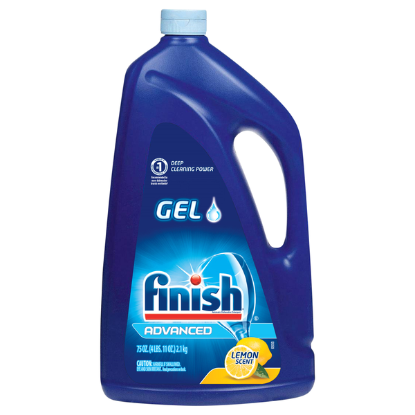 FINISH Advanced Lemon Fresh Scent Liquid Gel Dishwasher Detergent