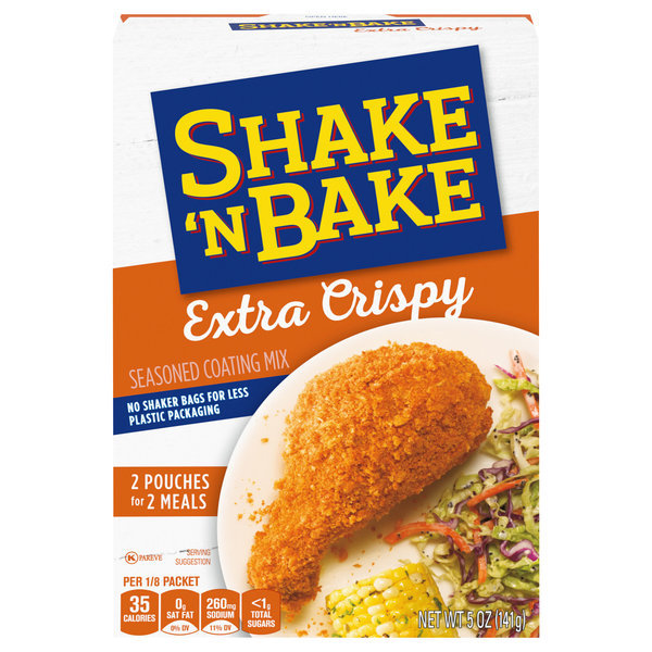 Shake 'N Bake Extra Crispy Chicken or Pork Seasoned Coating Mix - 2 ct