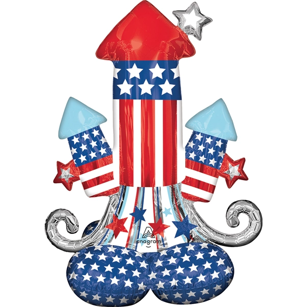 AirLoonz Junior Rockets Decorative Air-Filled Balloon