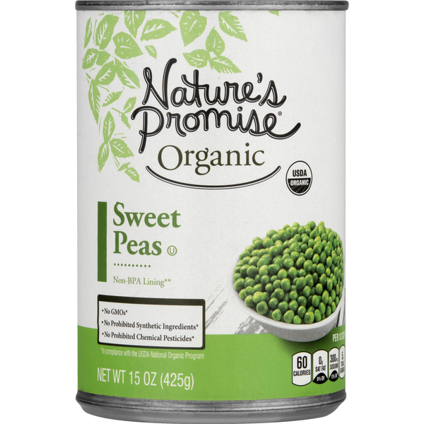 Nature's Promise Organic Sweet Peas