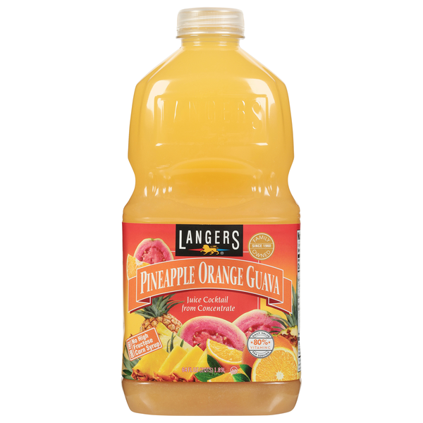 Langers Juice Cocktail Pineapple Orange Guava