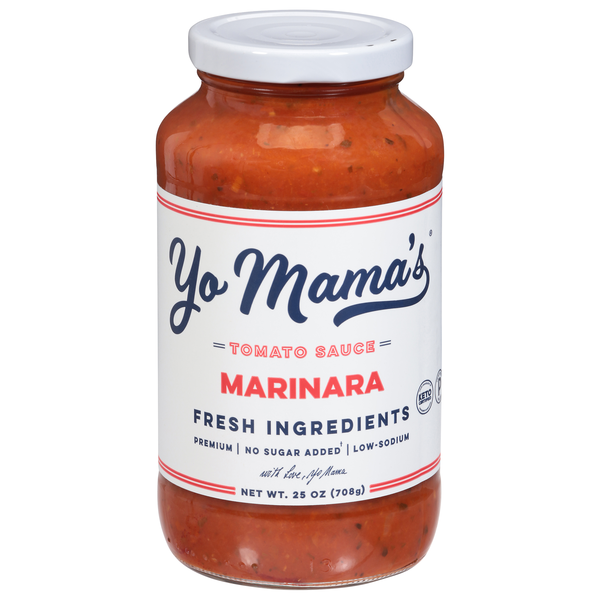 Save on Yo Mama's Low Sodium Marinara Tomato Pasta Sauce Order Online