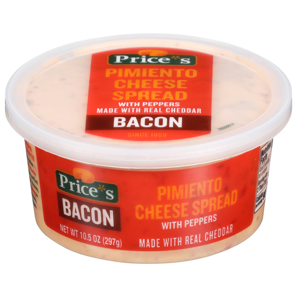 Price's Bacon Pimiento Cheese Spread with Peppers