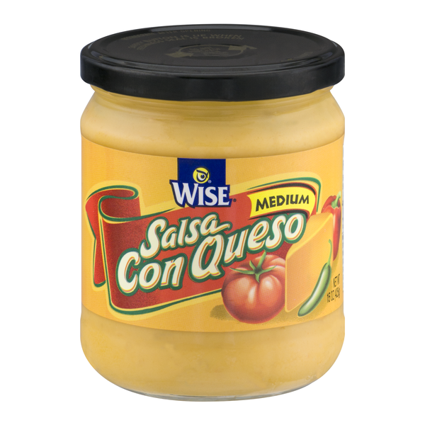 Wise Medium Salsa Con Queso Dip