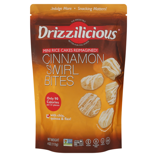 Drizzilicious Cinnamon Swirl Bites Mini Rice Cakes