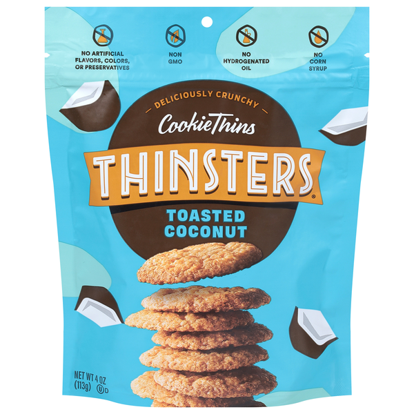 Thinster's Cookie Thins Toasted Coconut