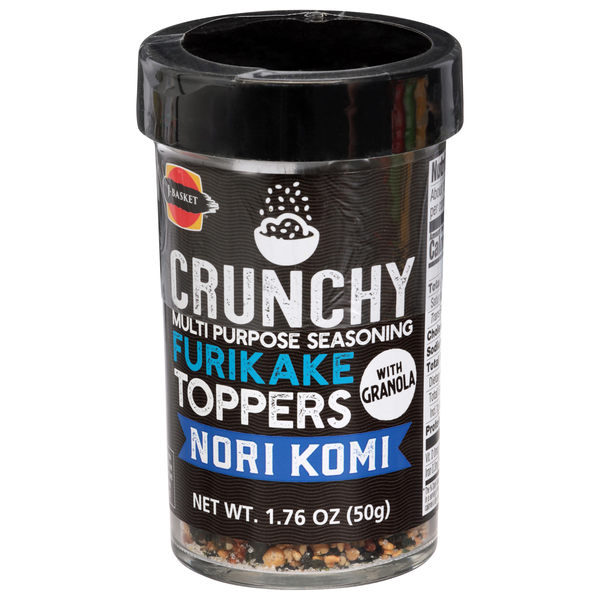 J-Basket Furikake Toppers Crunchy Nori Komi Multi Purpose Seasoning
