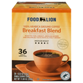 Food Lion Breakfast Blend Medium Roast Single Serve Coffee Cups
