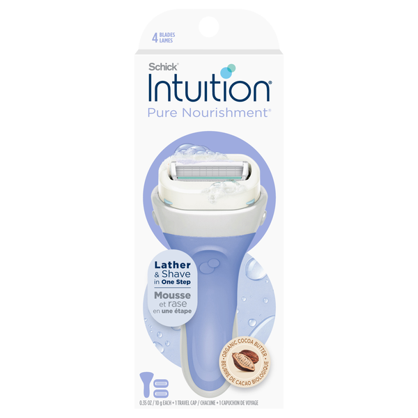 Schick Intuition Pure Nourishment Razor Coconut Milk & Almond Oil