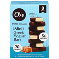 Clio Mini Salted Caramel Greek Yogurt Bars - 8 ct Refrigerated