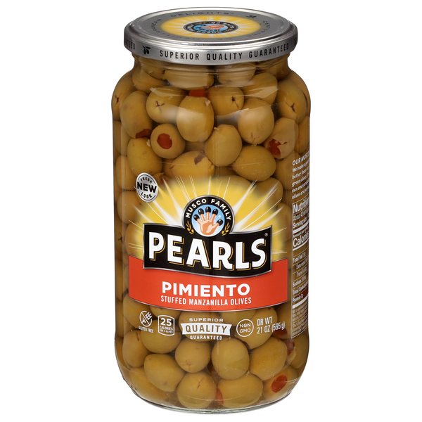 Pearls Pimiento Stuffed Manzanilla Olives