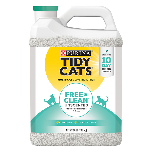 Save on Purina Tidy Cats Clumping Litter Free & Clean Unscented Order