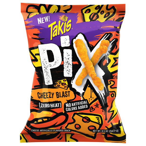 Takis Pix Zero Heat Cheezy Blast Flavored Snack