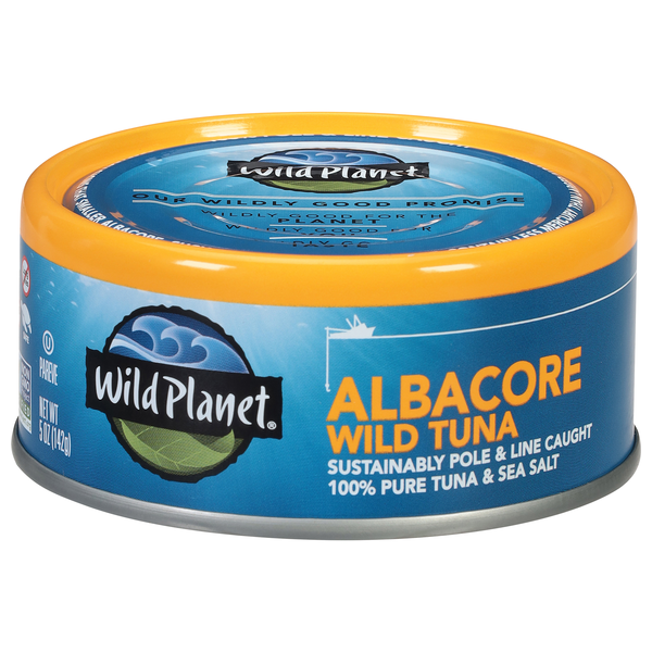 Wild Planet Sustainably Caught Albacore Wild Tuna & Sea Salt