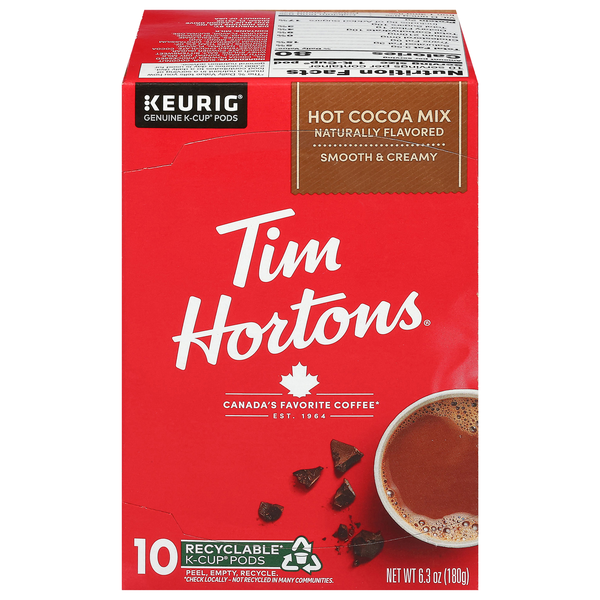 Tim Hortons Hot Cocoa Mix K-Cup Pods