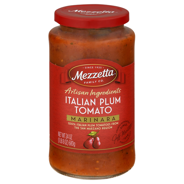 Save on Mezzetta Artisan Ingredients Pasta Sauce Marinara Italian Plum
