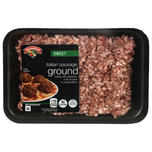 Hannaford Sweet Italian Ground Sausage Fresh